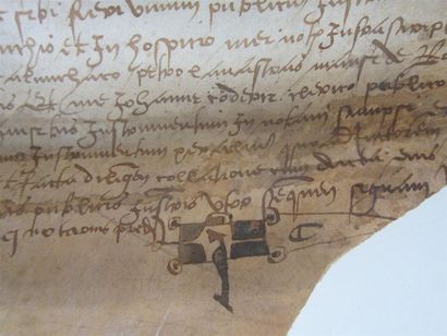 Acte notarié du XV° ou XVI° siècle

Manuscrit...