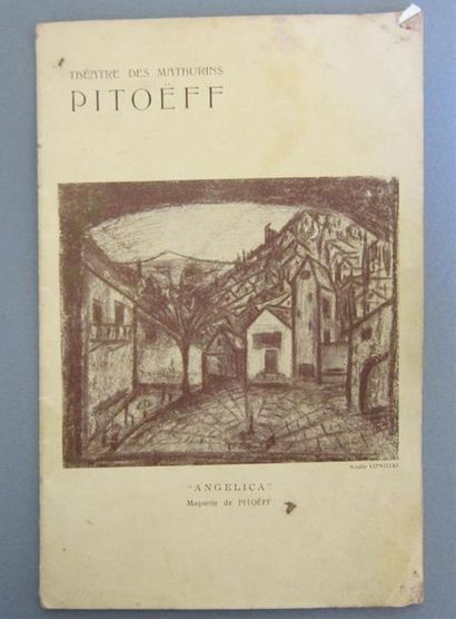 Programme de théâtre de la pièce 