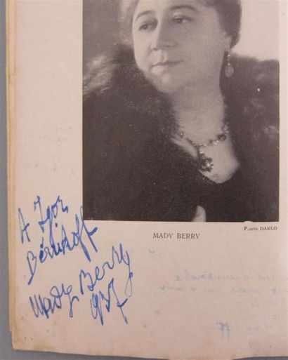 Programme de théâtre de la pièce 