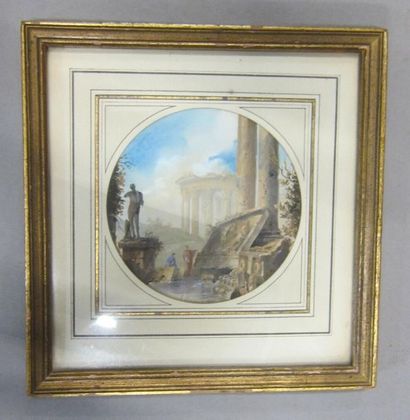 Arthur CHAPLIN (1869-1935)

Caprice architectural

Miniature...