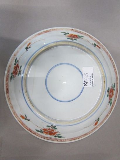 Assiette en porcelaine à décor de faisans...