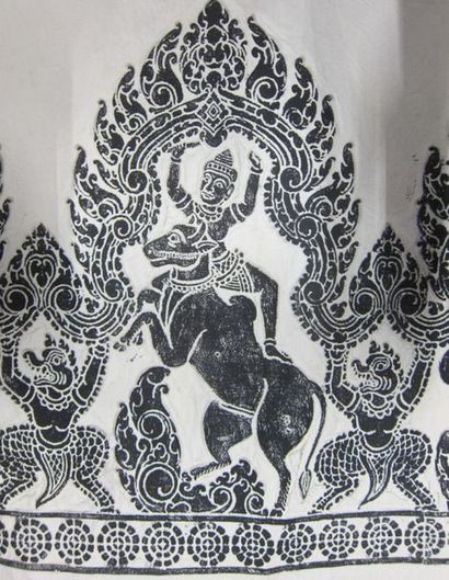 Lot de rouleaux de peintures, estampes Chine

et...