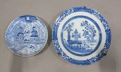 Compagnie des Indes, assiette à décor de...