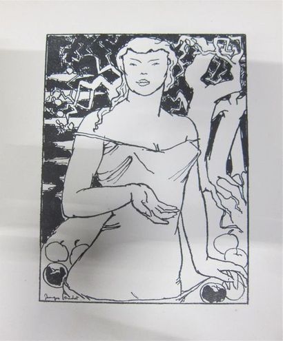 Emile GRAU-SALA (1911-1975)

Femme au café

Lithographie,...