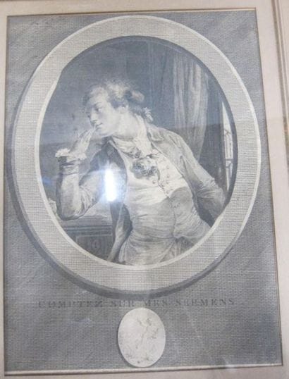 Couple galant

Deux gravures encadrées formant...