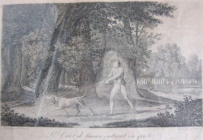 D'après Charles VERNET

Cinq gravures cynégétiques

19,5...