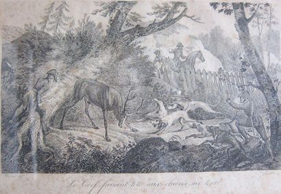 D'après Charles VERNET

Cinq gravures cynégétiques

19,5...