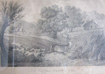 D'après Charles VERNET

Cinq gravures cynégétiques

19,5...