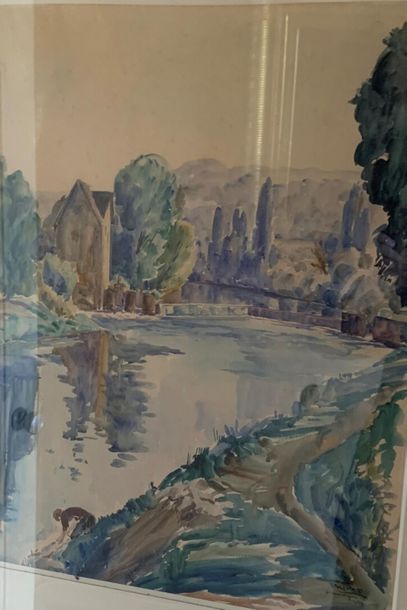 Gilbert Auguste PRIVAT (1892-1969)

Lavandière...
