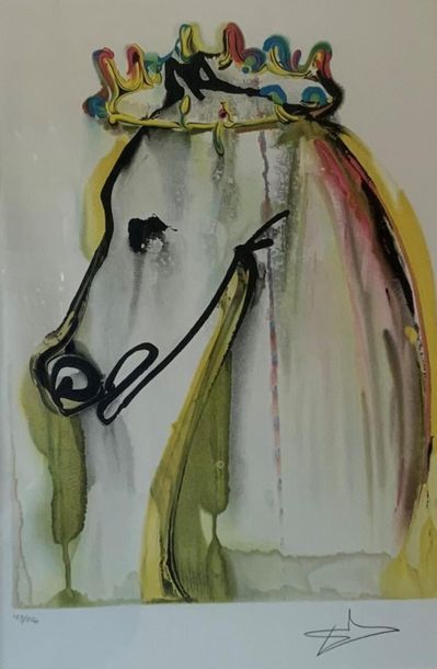 D'après Salvador DALI (1904-1989)

Cheval...