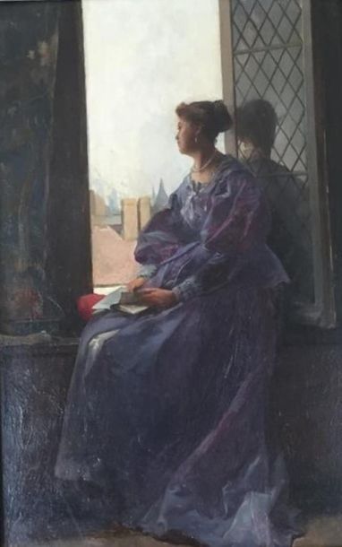 Ecole française du XIXème siècle
Jeune femme...
