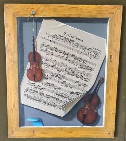 SPIRO
Trompe l'oeil de partition,
Toile
46...