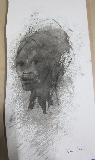 Leonor FINI (1907-1996)
Portrait de femme
Signé...