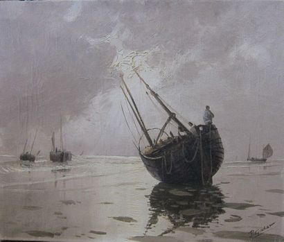 Pierre GODAR (XX)
Retour de pêche
Bateau...