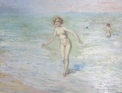Charles NAILLOD (1876-1941)

La Bain de mer,...