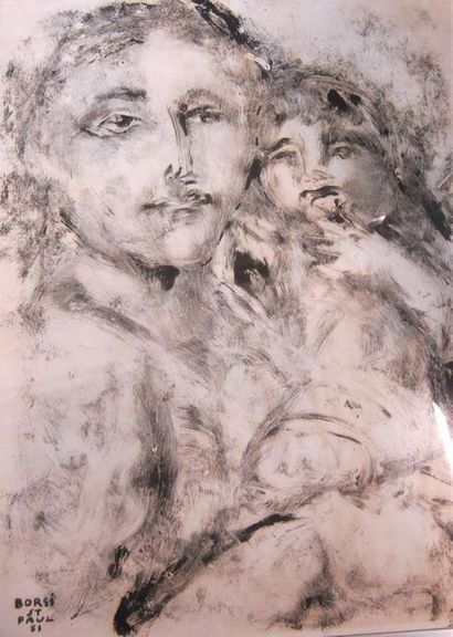 Manfredo BORSI (1900-1967)

Vierge à l'Enfant,...