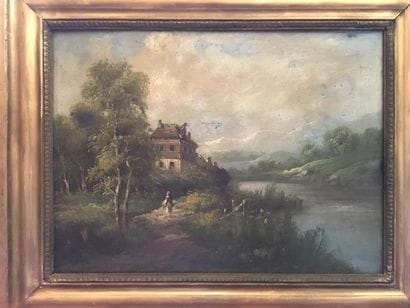 Ecole francaise vers 1930

Paysanne en bord...