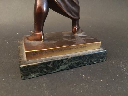 Sculpture en bronze doré 