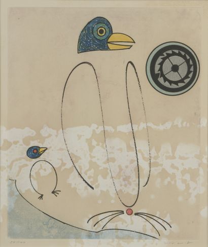 Max ERNST (1891-1976)

Oiseau en péril

Eau-forte...