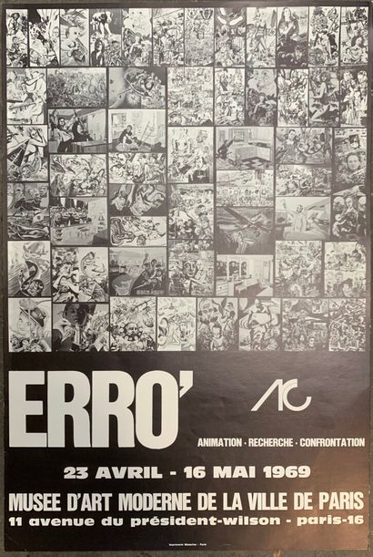 LOT DES AFFICHES D'EXPOSITION AU MUSEE DE...