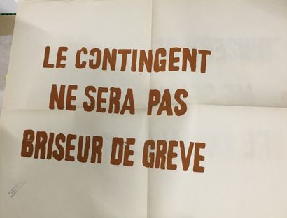 Lot d'affiches de mai 68 

11 affiches imprimées...