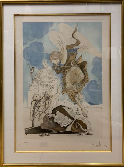 D'après Salvador DALI (1904-1989)

L'ange...