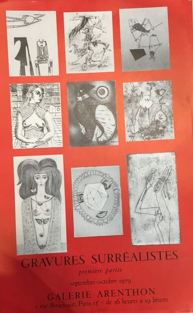Gravures surréalistes à la Galerie Arenthon...