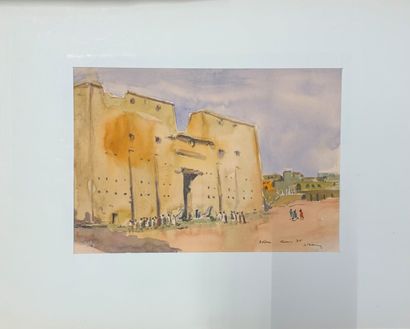 Henri DAVY (1913-1988)

Ensemble de 4 aquarelles...