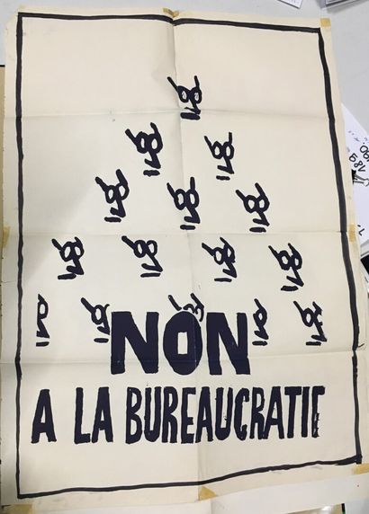 Lot d'affiches de mai 68 

11 affiches imprimées...