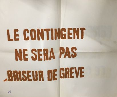 Lot d'affiches de mai 68 

11 affiches imprimées...