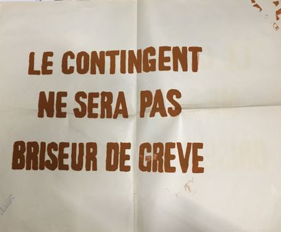Lot d'affiches de mai 68 

11 affiches imprimées...