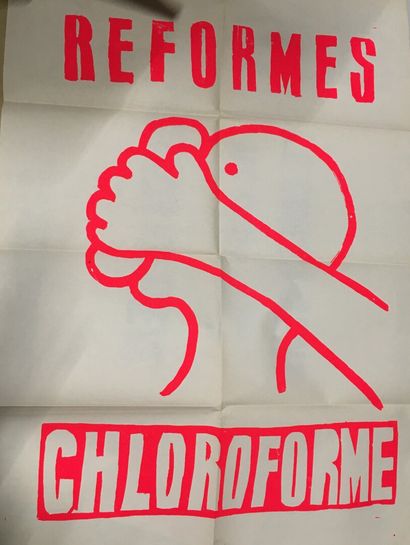Lot d'affiches de mai 68 

11 affiches imprimées...