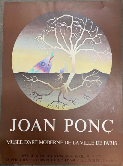 LOT DES AFFICHES D'EXPOSITION AU MUSEE DE...