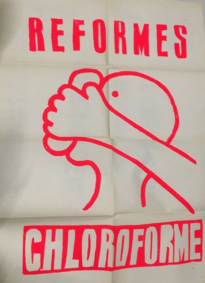 Lot d'affiches de mai 68 

11 affiches imprimées...