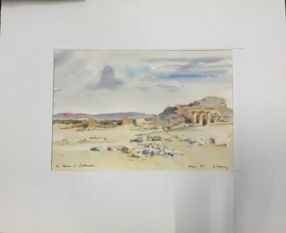 Henri DAVY (1913-1988)

Ensemble de 4 aquarelles...