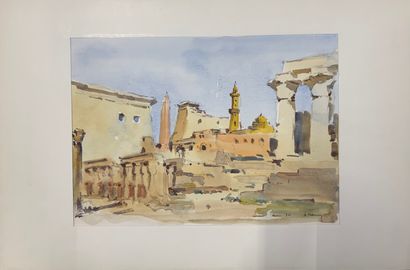 Henri DAVY (1913-1988)

Ensemble de 4 aquarelles...