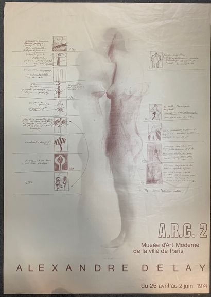 LOT DES AFFICHES D'EXPOSITION AU MUSEE DE...