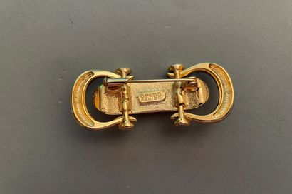 ORENA

Broche rectangulaire e métal doré,...