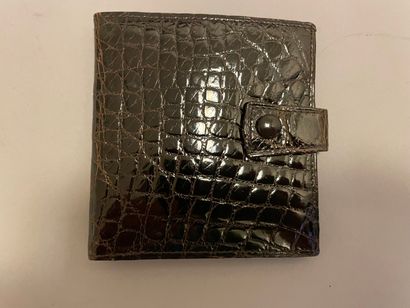 Jean PATOU

Sac en cuir marron façon reptile,...