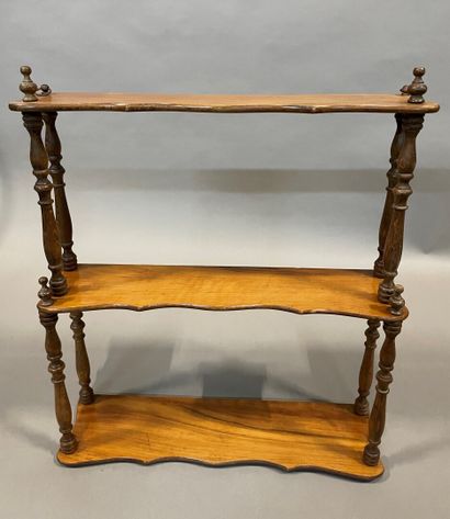 Varnished bentwood rocking chair, seat and...