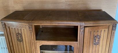 Wooden office furniture molded and carved...