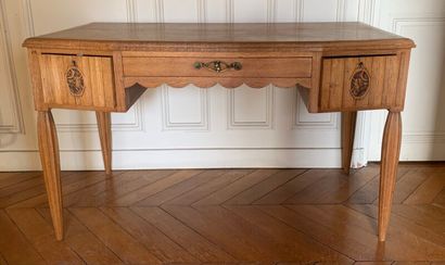 Wooden office furniture molded and carved...