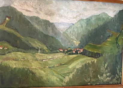 Lot of paintings : Landscapes