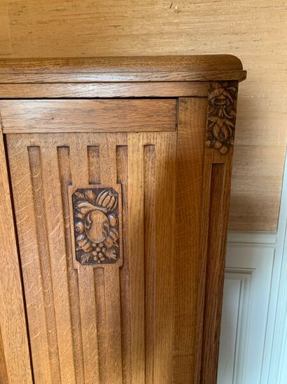Wooden office furniture molded and carved...