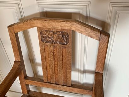 Wooden office furniture molded and carved...