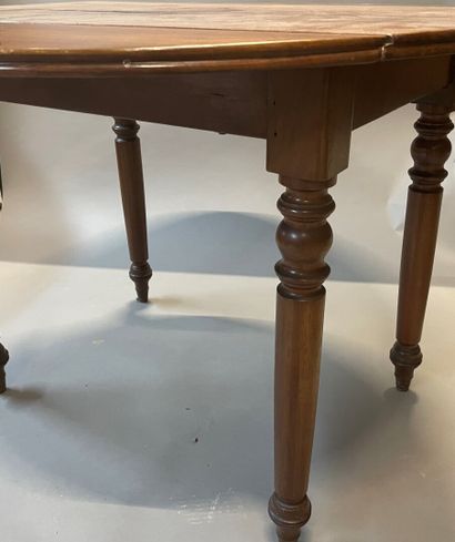 Dining room table with shutters, the legs...