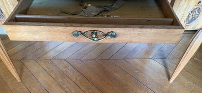 Wooden office furniture molded and carved...