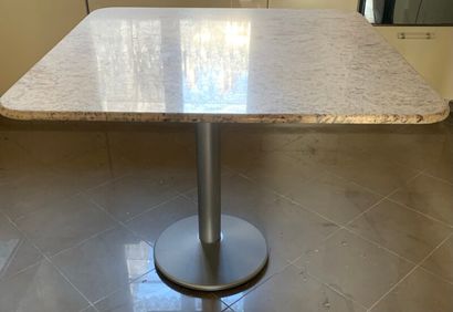 Table with granite top.

Contemporary work.

74...