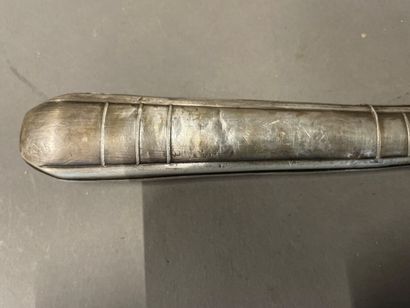 Art Deco cake serving set with silver handles...
