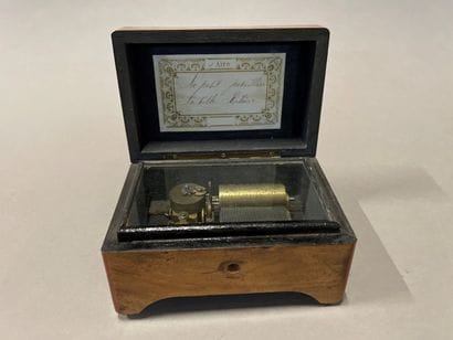 Music box with two tunes.

19th century....